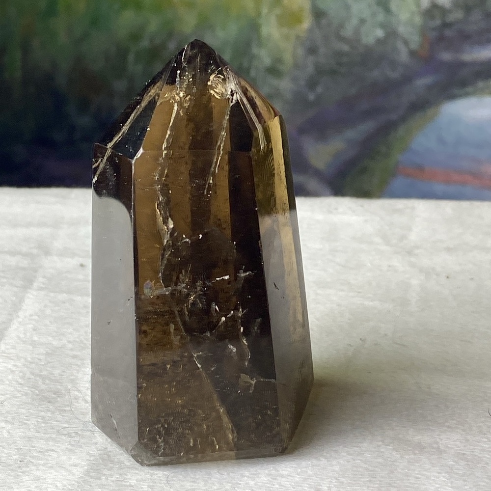 Smokey Quartz 3.25” Tower - Picture 5 of 7